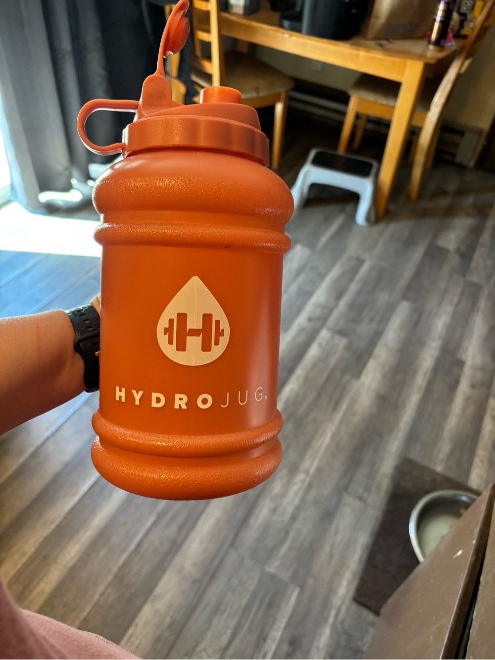 HydroJug Bright Pink Wide-Mouth Sports Water Jug